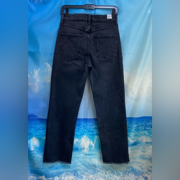 Frank & Eileen MONAGHAN Mom Jean Italian Vintage Denim Size: 28 Black Wash - Picture 10 of 16